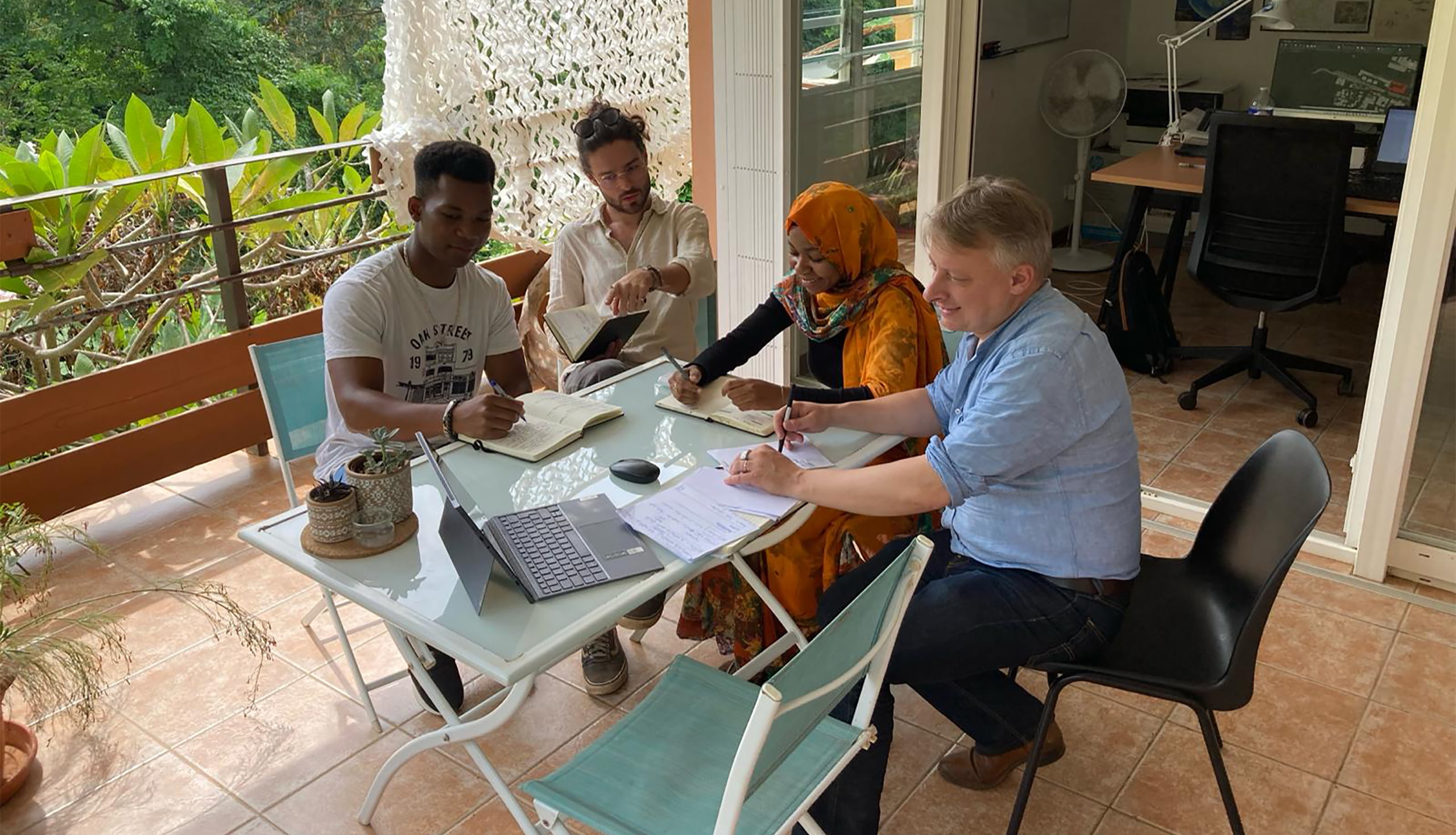 Réunion de l'équipe de Toponymy à Mayotte